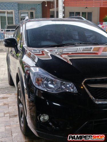 ขัดไฟหน้า+หุ้มฟิล์ม ( เกรด TPH ) สีฟ้าอ่อน Hybrid