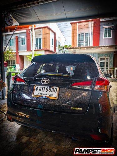 Toyota Yaris Hatchback ฝาหน้า + ฝาท้าย หินอ่อน FROGED (เกรด PET)