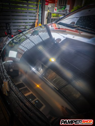 Suzuki Ciaz หุ้มสติ๊กเกอร์เคฟล่า ฝาหน้า Epoxy ( เกรด PET )