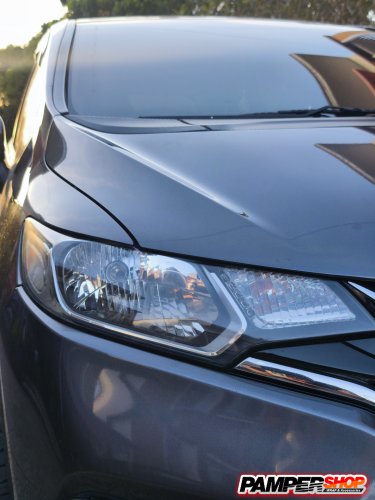 ขัดไฟหน้า+หุ้มฟิล์ม ( เกรด TPH ) สีขาวใส Transparent Light