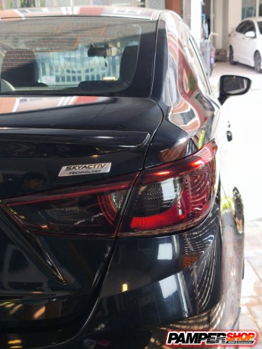 ขัดไฟหน้า+หุ้มฟิล์ม ( เกรด TPH ) สีดำชา black light tea