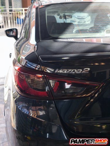 ขัดไฟหน้า+หุ้มฟิล์ม ( เกรด TPH ) สีดำชา black light tea