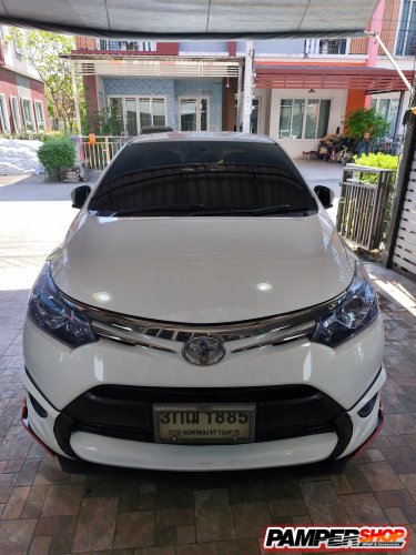 ขัดไฟหน้า+หุ้มฟิล์ม ( เกรด TPH ) สีฟ้าอ่อน Hybrid