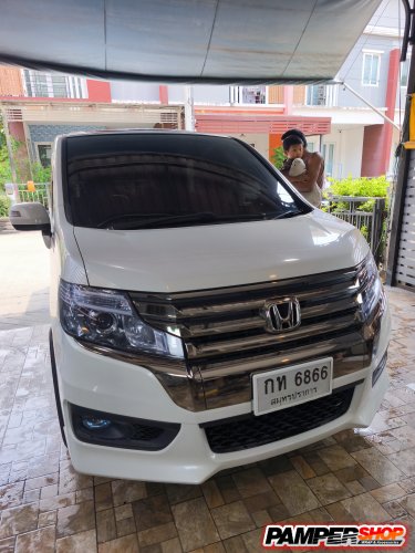 ขัดไฟหน้า+หุ้มฟิล์ม ( เกรด TPH ) สีฟ้าอ่อน Hybrid