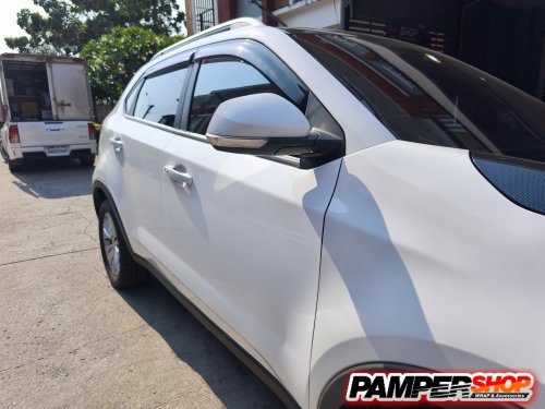 MG ZS Wrap สีขาวเงา ประตู 4 บาน เกรด PET